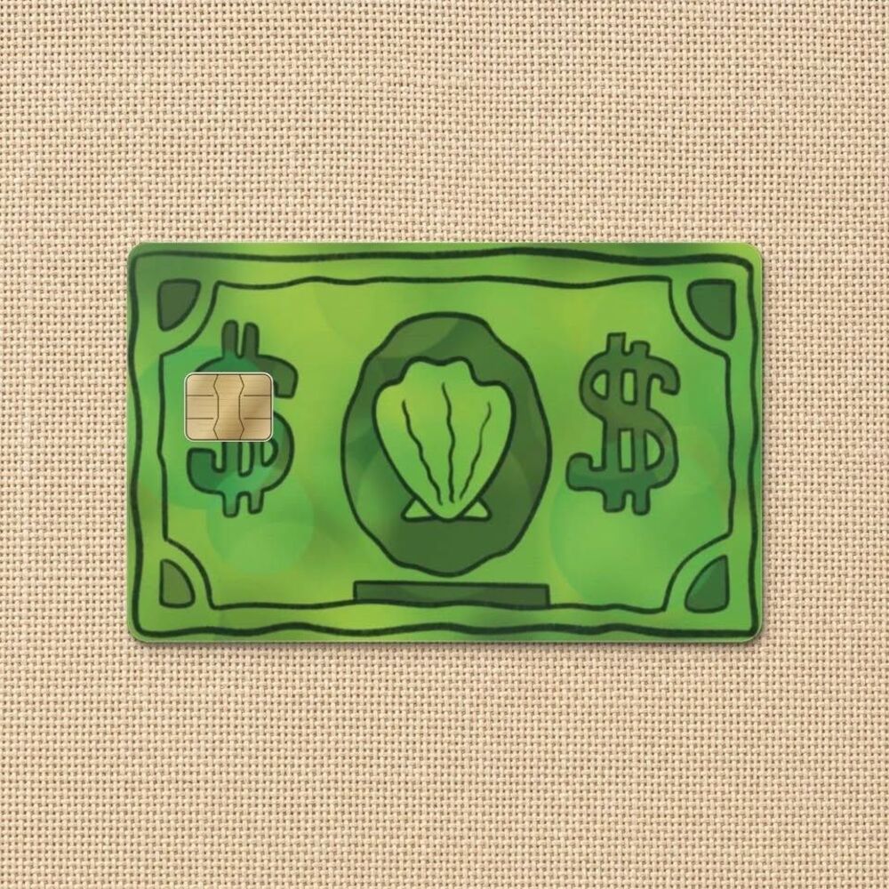 SpongeBob SquarePants Money Credit Card Skin Debit Card Cover Vinyl Sticker
